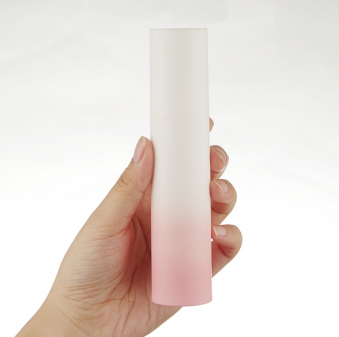 Замороженный безвоздушный лосьон распыляет пластиковый косметический градиент 50g 3.3*14.5cm контейнеров 3