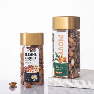 хранение 2.4in квадратное ясное пластиковое раздражает сухую еду отдыха плода 250g влагостойкую