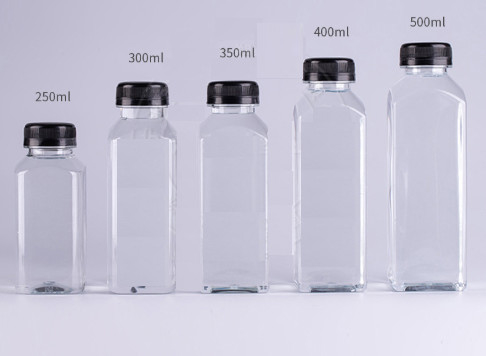 PETG Juice Plastic Beverage Bottles 12 Oz 60cm