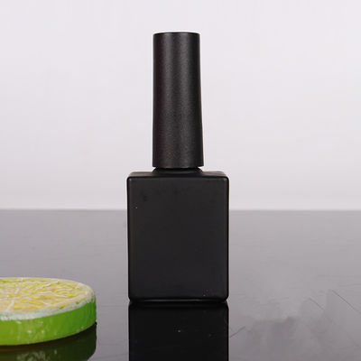 UV gel glass bottle manufacturers nail polish oil Glass Cosmetic bottle with brush
