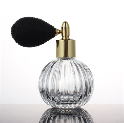 Glass Cosmetic Containers 100ml Vintage Style Air Bag Refillable Fine Spray Perfume Bottle