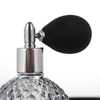 Glass Cosmetic Containers 100ml Vintage Style Air Bag Refillable Fine Spray Perfume Bottle