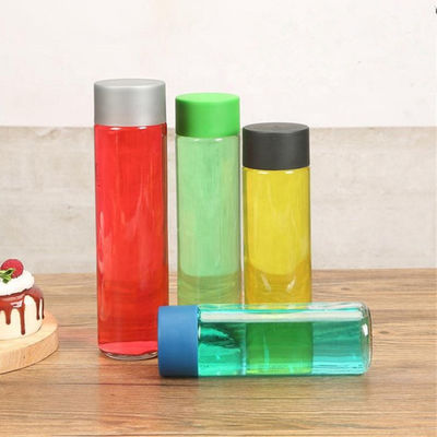 ISO9001 10.5oz To 26.5oz Crystal Glass Bottles Clear For Juice Beverage Cold Brew