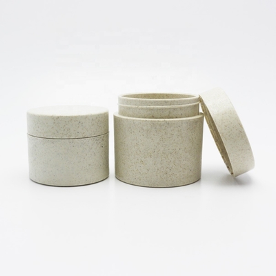 5g 10g 30g Wheat Straw Biodegradable Cosmetic Jars For Skin Care Cream