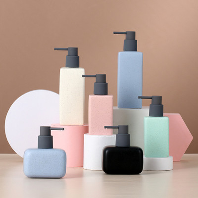 Custom Empty PLA  Plastic Bottles Cosmetic Shampoo Packaging
