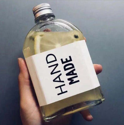 Good price Бутылка с водой 12.3oz 17.7*8.6cm вина сока Beverag плоская стеклянная онлайн