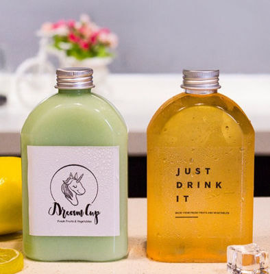 Good price Brew 50ml прозрачной плоской прямоугольной бутылки с водой холодное к 500ml PETG онлайн